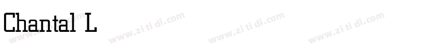 Chantal Light字体转换